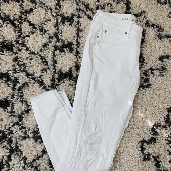 Articles of Society White Distressed Denim - Picture 5 of 5